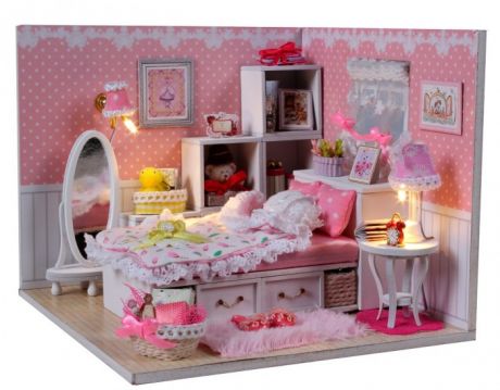 Кукольные домики и мебель Hobby Day Румбокс Комната маленькой принцессы