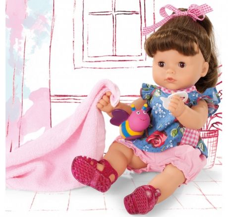 Куклы и одежда для кукол Gotz Кукла Макси-Аквини с аксессуарами Сад роз 42 см