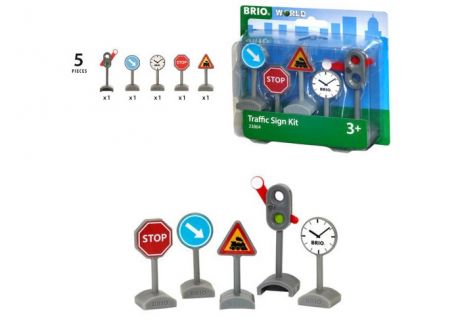 Игровые наборы Brio Набор из 5 дорожных знаков