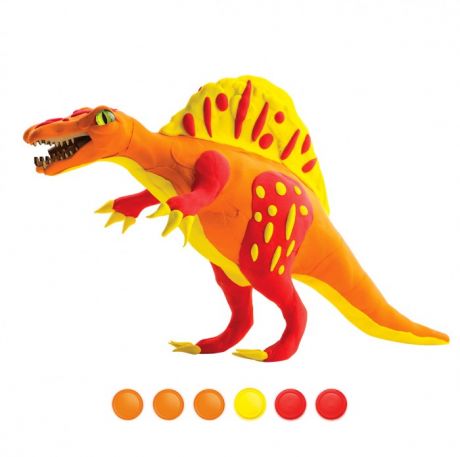 Развивающие игрушки Robotime Конструктор + лепка Спинозавр