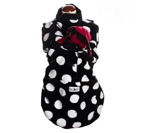 Аксессуары для сумок-кенгуру MaM Design Флисовая слинговставка-накидка Snuggle Снежки