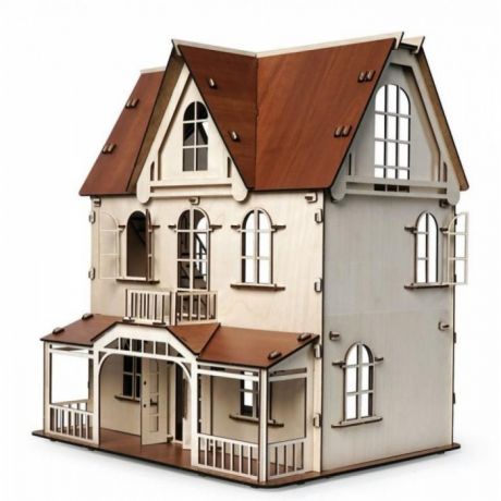 Кукольные домики и мебель Lemmo Конструктор Кукольный дом Венеция (172 детали)