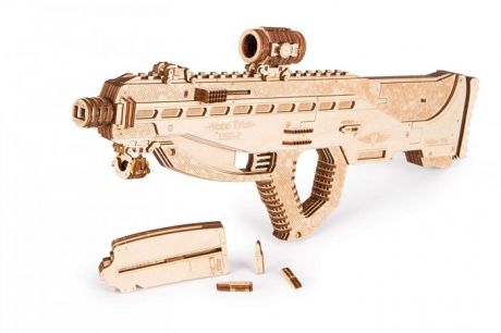 Сборные модели Wood Trick Механическая сборная модель Штурмовая винтовка USG-2