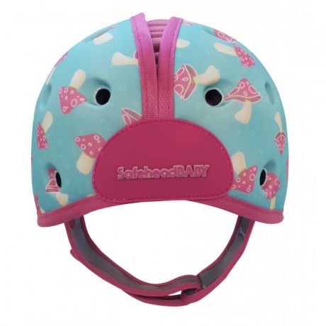 Защита на прогулке SafeheadBaby Мягкая шапка-шлем для защиты головы Грибы