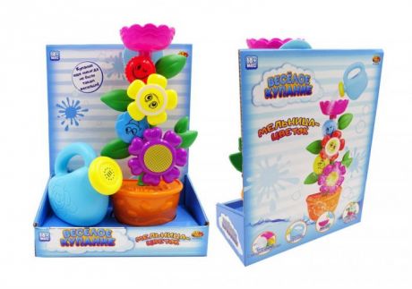 Игрушки для ванны ABtoys Цветок-мельница для ванной с лейкой Веселое купание