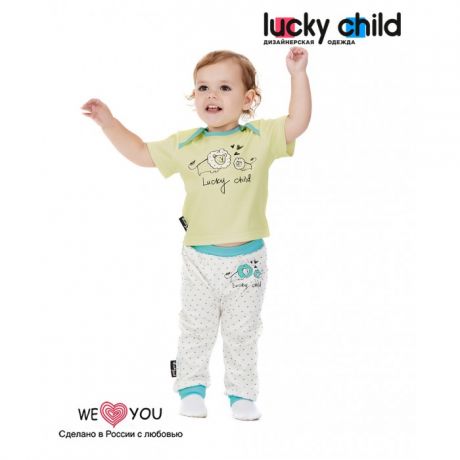 Футболки и топы Lucky Child Футболка Зоопарк 30-128 3 шт.