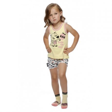 Домашняя одежда Lucky Child Пижама детская Ми-Ми-Мишки 69-412/жёлт