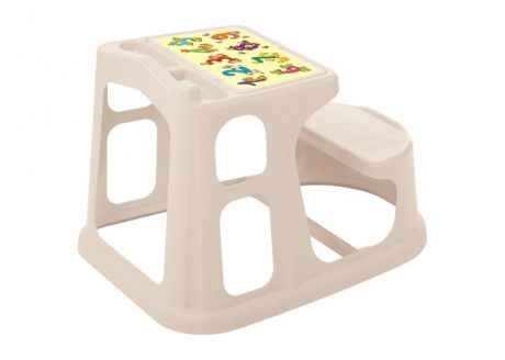 Пластиковая мебель Пластишка Стол-парта детская с аппликацией 730х550х500 мм