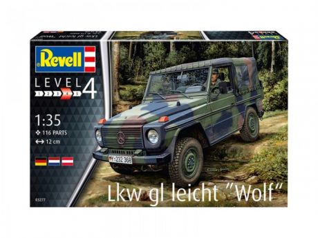 Сборные модели Revell Сборная модель немецкого автомобиля Бронетехника Lkw gl leicht Wolf
