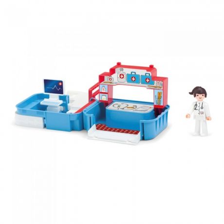 Игровые наборы Efko Раскладывающийся игровой набор Больница с медсестрой и аксессуарами
