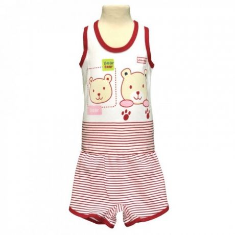 Штанишки и шорты Little Home Baby Комплект для мальчика (футболка без рукавов и шорты) 26-1556