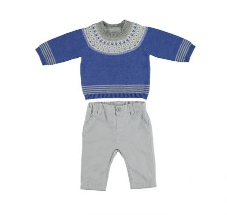 Комплекты детской одежды Mayoral Комплект для мальчика (джемпер и брюки) New Born 2525