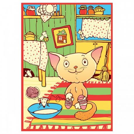 Одеяла Baby Nice (ОТК) байковое Кот на кухне 100х140 см