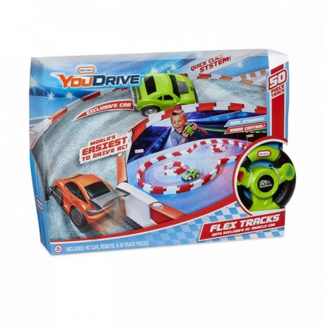 Радиоуправляемые игрушки Little Tikes Набор Гоночная полоса и спорткар 649301