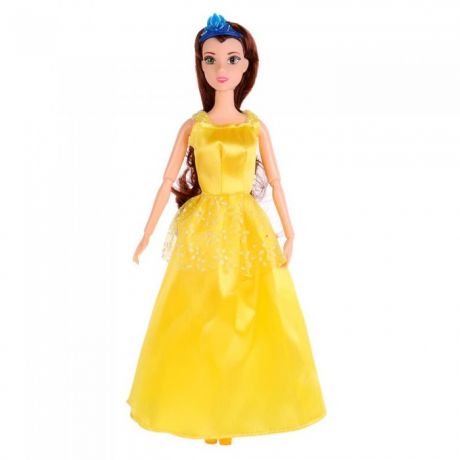Куклы и одежда для кукол Карапуз Кукла София принцесса в желтом платье с аксессуарами 29 см