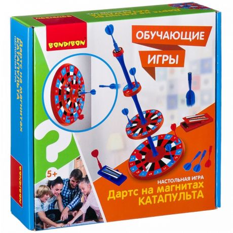 Настольные игры Bondibon Настольная игра Дартс на магнитах Катапульта