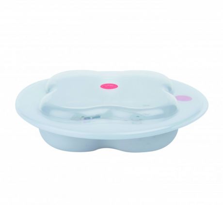 Посуда Bebe Confort Герметичная тарелка Sport с крышкой в форме клевера