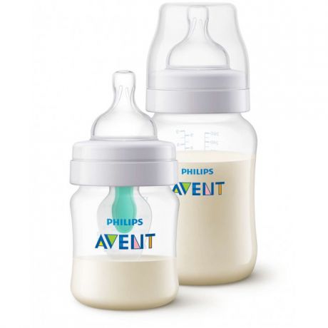 Наборы для кормления Philips Avent Anti-colic с клапаном Airfree 0 мес+, 125 и 260 мл SCD809/01