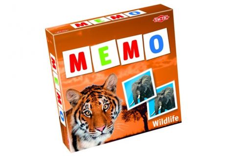 Настольные игры Tactic Games Мемо-карточки Дикие животные-2