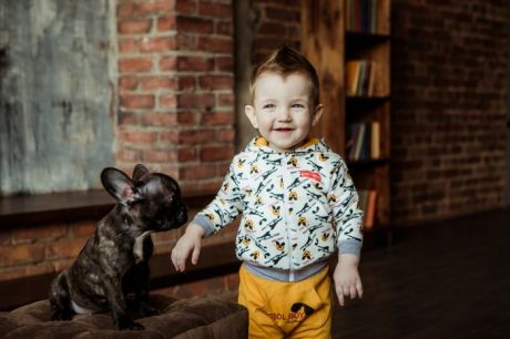 Толстовки и свитшоты Lucky Child Кофта-толстовка для мальчика Крутой парень