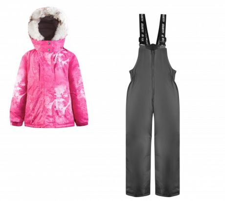 Утеплённые комплекты Gusti Комплект для девочки (куртка, полукомбинезон) GWG 6884