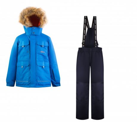 Утеплённые комплекты Gusti Комплект для мальчика (куртка, полукомбинезон) GWB 5439