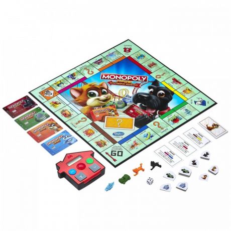 Настольные игры Monopoly Games Игра настольная Монополия Джуниор с картами