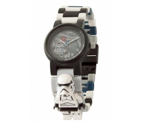 Наручные часы Lego Star Wars наручные с минифигурой Stormtrooper на ремешке