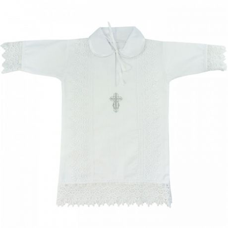 Крестильная одежда Папитто Крестильная рубашка для мальчика 1314