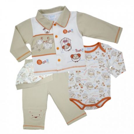 Комплекты детской одежды Nannette Комплект для мальчика 4 предмета 111-0053
