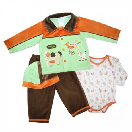 Комплекты детской одежды Nannette Комплект для мальчика 4 предмета 111-0052