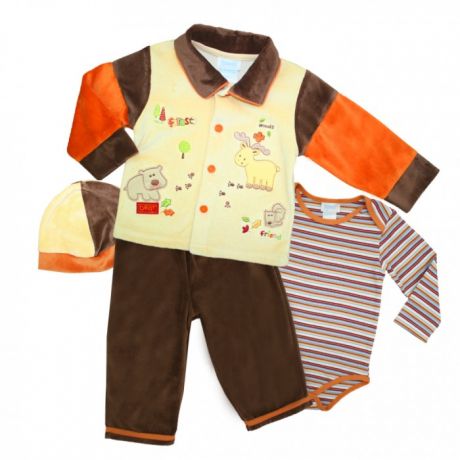 Комплекты детской одежды Nannette Комплект для мальчика 4 предмета 111-0047