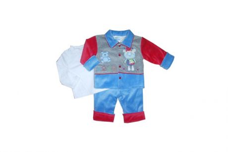 Комплекты детской одежды Nannette Комплект для мальчика 3 предмета 14-2906