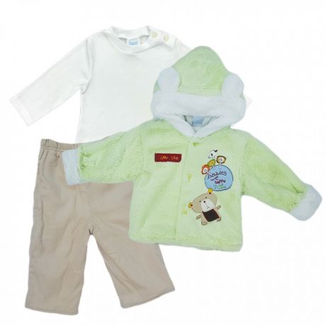 Комплекты детской одежды Nannette Комплект для мальчика 3 предмета 111-0055