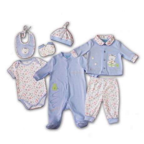 Комплекты детской одежды Nannette Комплект для мальчика 7 предметов 14-2882