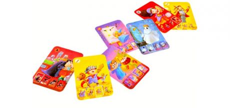 Игры для малышей Djeco Детская настольная карточная игра Мини-семья