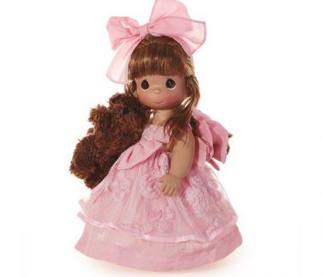 Куклы и одежда для кукол Precious Кукла Сны о плюшевом медведе рыжая 30 см