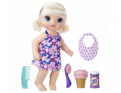 Куклы и одежда для кукол Baby Alive Hasbro Малышка с мороженным