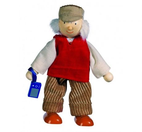 Куклы и одежда для кукол Goki Кукла деревянная Дедушка
