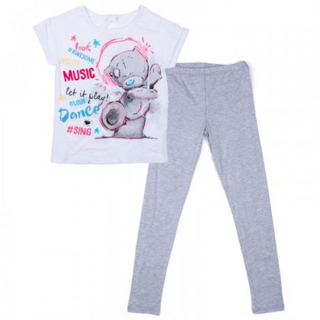 Домашняя одежда S’cool Комплект трикотажный для девочек (футболка и брюки) Домашний уют