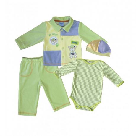 Комплекты детской одежды Nannette Комплект (боди, штаны, куртка, чепчик) 14-2866