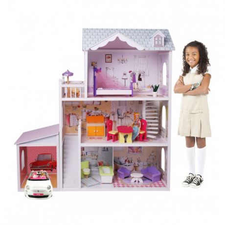 Кукольные домики и мебель Edufun Кукольный дом с мебелью EF4108