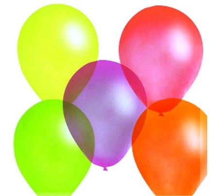 Товары для праздника Поиск Воздушные шары ассорти флюорисцентные 100 шт.