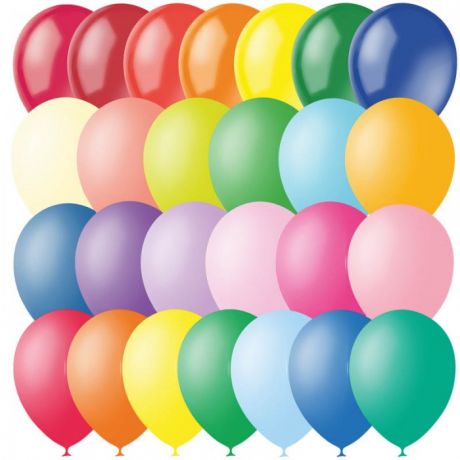 Товары для праздника Поиск Воздушные шары ассорти пастель + декор 100 шт.