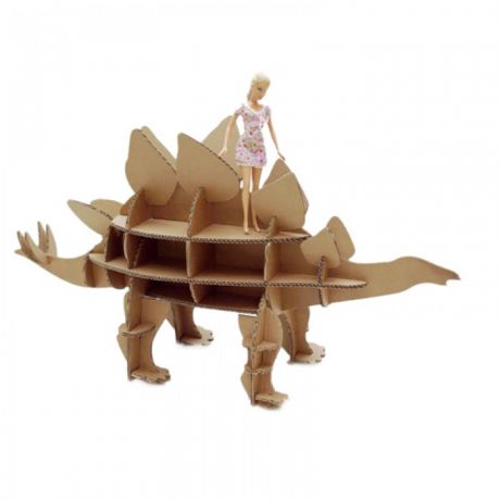 Сборные модели Картонный папа Набор игровой из картона Домашний динозавр: Стегозавр