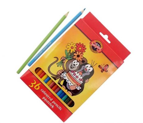 Карандаши, восковые мелки, пастель Koh-i-Noor Набор цветных карандашей Крот 36 цветов