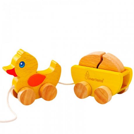 Каталки-игрушки Mertens Утка с яйцом