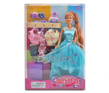 Куклы и одежда для кукол Defa Кукла Defa Люси в вечернем платье с аксессуарами арт.8012
