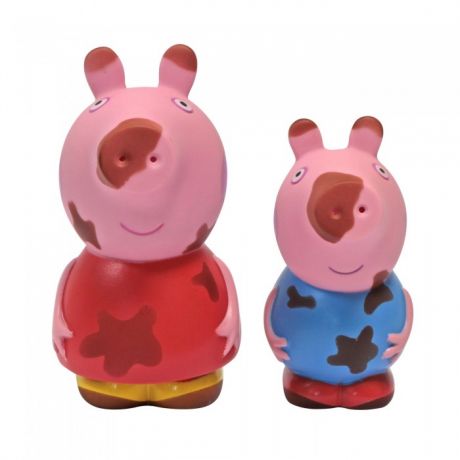Игрушки для ванны Свинка Пеппа (Peppa Pig) Набор Чистюля или Грязнуля