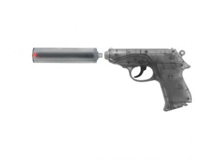 Игрушечное оружие Sohni-wicke Пистолет Специальный Агент PPK 25-зарядные Gun с глушителем